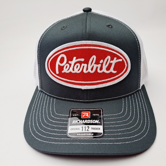 Peterbilt Richardson 112 Trucker Embroidered Patch Hat Cap Mesh Snapback… - Picture 1 of 4